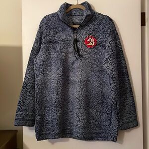 Boxercraft Sherpa Popcorn Fleece Quarter Zip Pullover Jacket Size XL